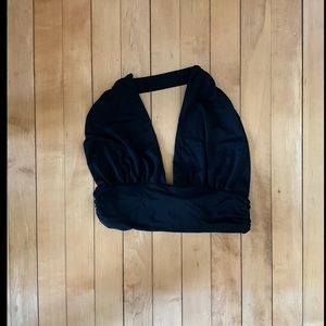 Princess Polly Backless Halter Crop Top